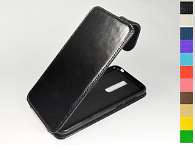 Відкидний чохол з натуральної шкіри для Meizu M6T