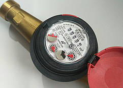 Водомери Apator Powogaz JS-130-6,3 ГВ (ДУ-25) 1,0" на гарячу воду крильчасті сухоходи для будинків
