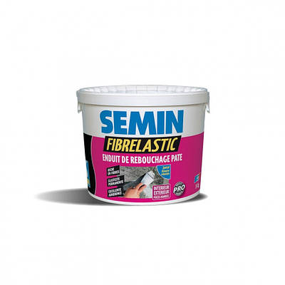 Постійно еластична полімерна шпаклівка FIBRELASTIC. Semin