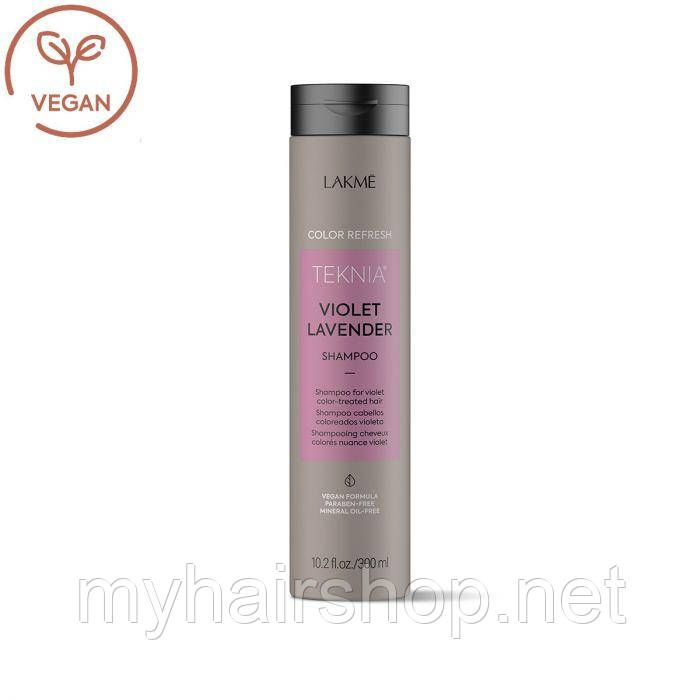 Шампунь для волосся фіолетових відтінків Lakmé Teknia Refresh Violet Lavender shampoo 300 мл