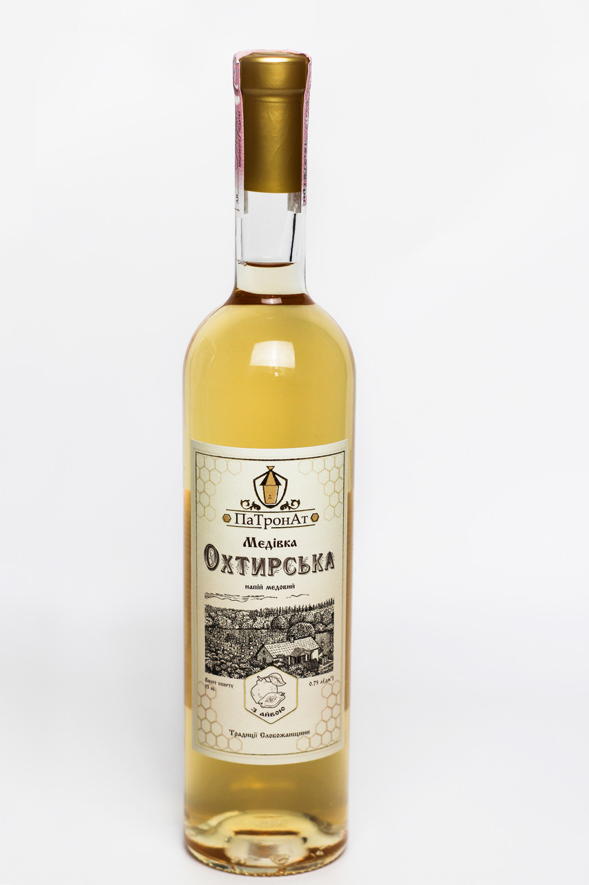 Ексклюзивне медове вино "Охтирська медівка з айвою ПаТронАт" 0,75 л, 13%