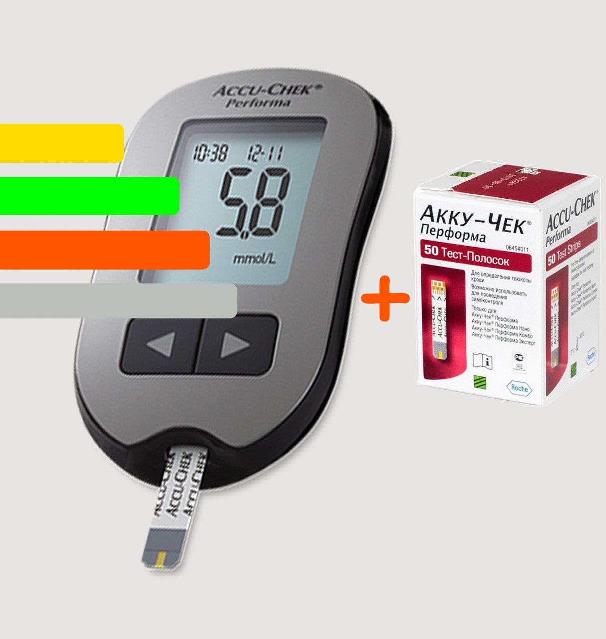 Глюкометр Акку Чек Перформа - Accu-Chek Performa + 60 тест-смужок
