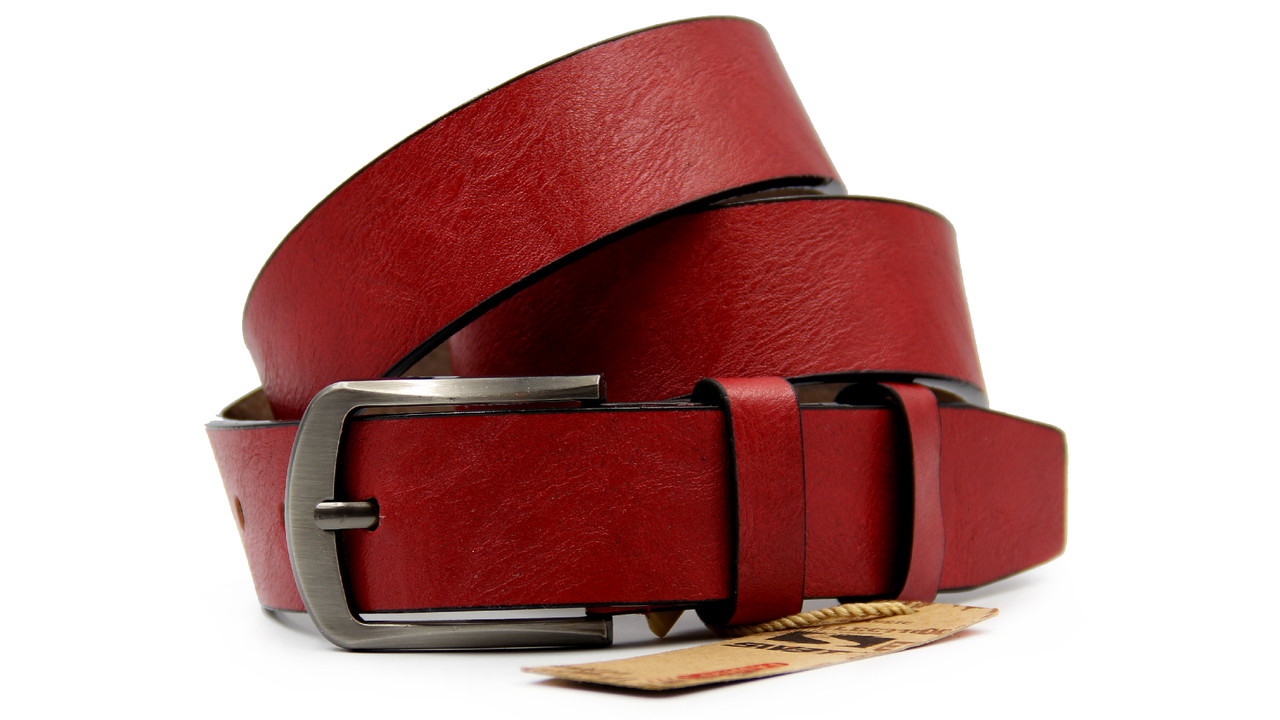 Чоловічий шкіряний ремінь універсальний, фото 1