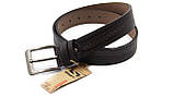 Ремінь шкіряний чоловічий для штанів, фото 2