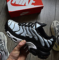 Кроссовки мужские Air Max Tn+ Plus чёрные с белым Киев