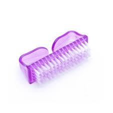 Щітка для видалення пилу з нігтів - Манікюрна щітка для пилу - міні фіолетова, фото 1