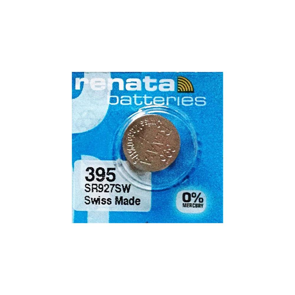 Часовая батарейка 395 / SR 927 SW / AG7 Renata Silver Oxide (1.55v) 1шт ...