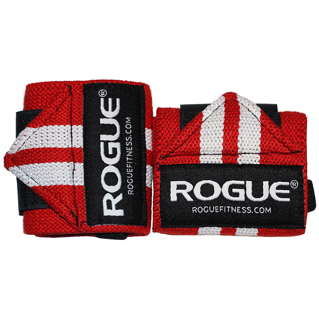 Кистьові бинти Rogue Wrist Wraps Red/White (середня жорсткість) - фото 1 - id-p1176168163