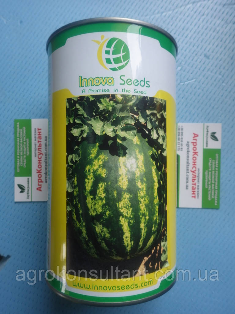 Семена арбуза Кримсон Свит (Innova Seeds) 500г скороспелый, среднеранний сорт с округлыми полосатыми плодами - фото 2 - id-p493491481