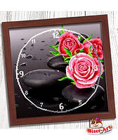 Годинник для вишивки бісером, Бісер-Арт "Троянда" (011)