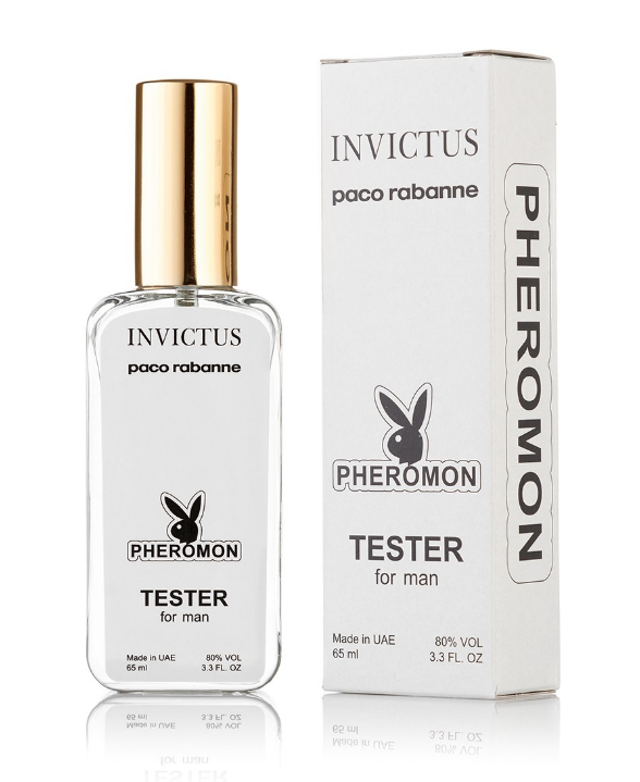 Чоловічі мініпарфуми Paco Rabanne Invictus (Пако Рабан Інвіктус) з феромонами 65 мл, фото 1