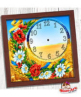 Годинник для вишивки бісером, Бісер-Арт "Українське поле" (002)