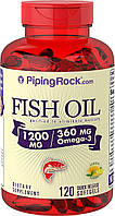 Омега-3 Piping Rock Omega 3 Fish Oil 1200 mg 120 softgel