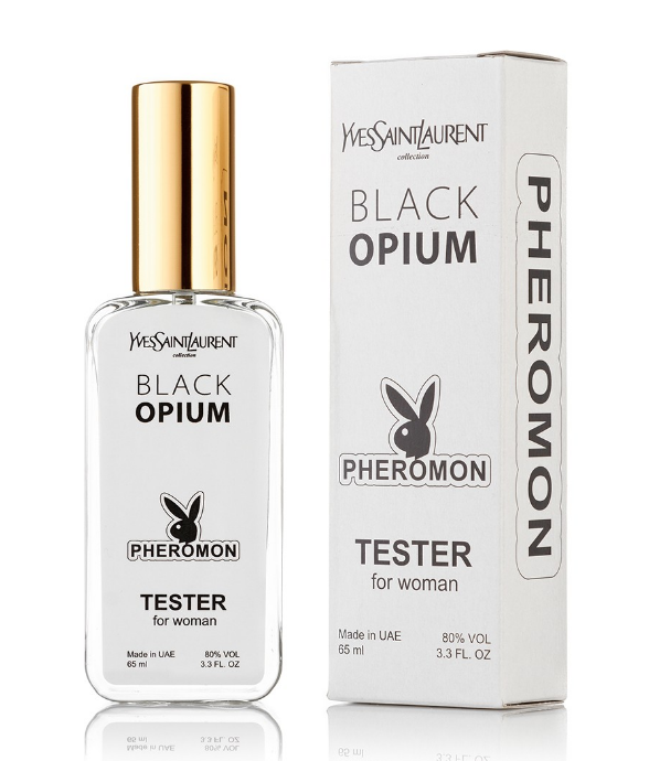 Жіночий мініпарфуми з феромонами Yves Saint Laurent Black Opium (Івсен Лоран Блек Опіум) 65 мл, фото 1