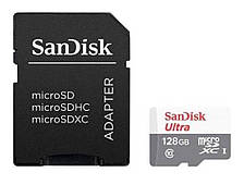 Картка пам'яті SANDISK 128 GB microSDXC class 10 UHS-I Ultra (SDSQUNS-128G-GN6TA)