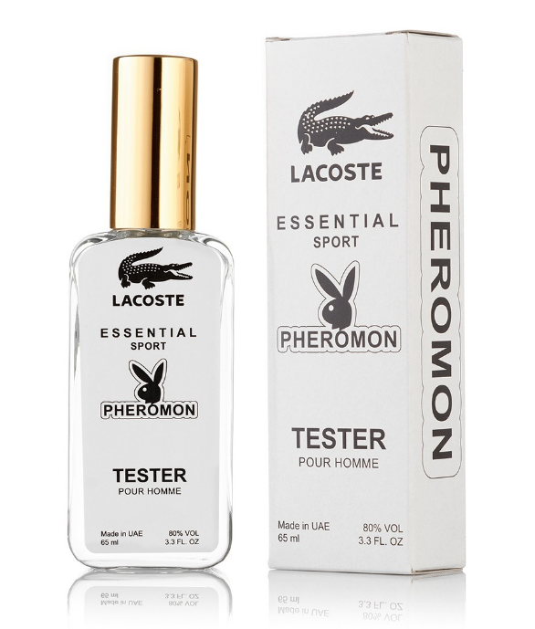 Чоловічий міні-парфуми Lacoste Essential Sport (Лакоста Эсеншиал Спорт) з феромонами 65 мл