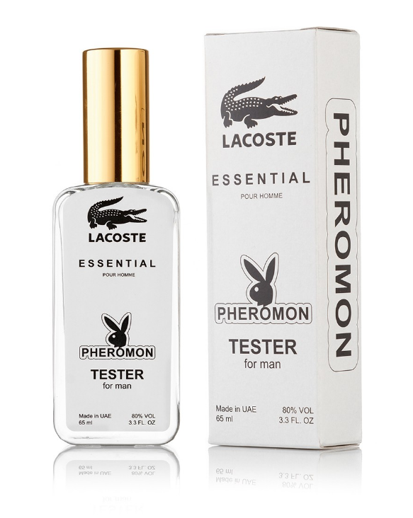 Чоловічий міні-парфуми Lacoste Essential (Лакост Эсеншиал) з феромонами 65 мл