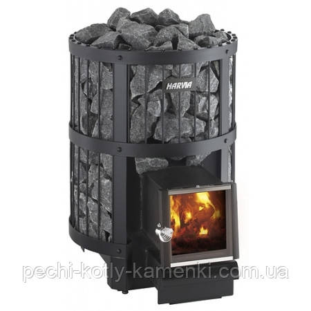 Піч Harvia Legend 150 SL на дровах для лазні та сауни з виносом зі склом