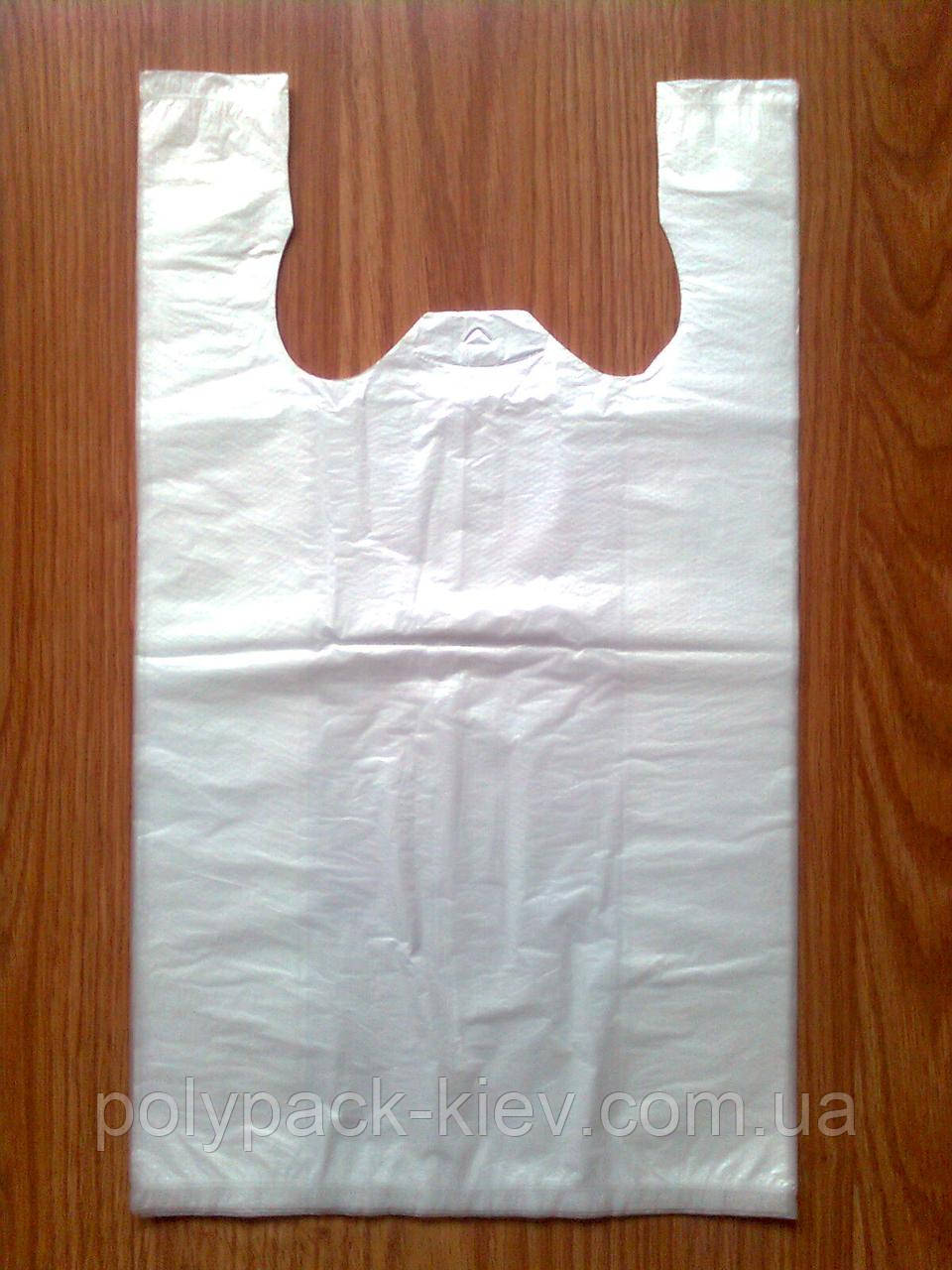 Пакеты-майка супер 25*45 см белые полиэтиленовые прочные пакеты пакет белый упаковочный - фото 1 - id-p1176242383