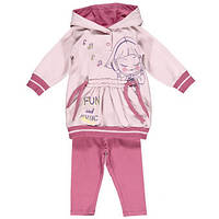 Дитячий спортивний костюм для дівчинки Одяг для дівчаток 0-2 BRUMS Італія 133beem003 Рожевий весняний осінній