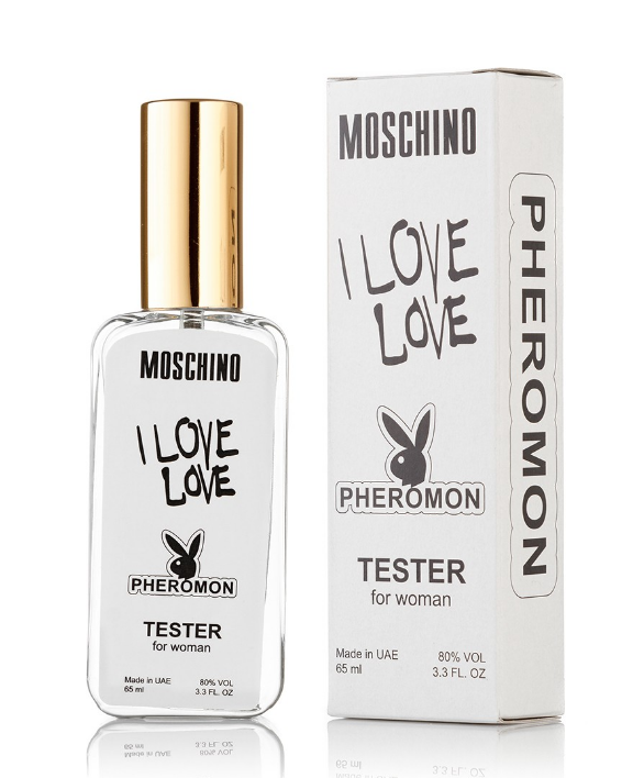 Жіночий міні-парфуми Moschino I Love Love (Москіно Ай Лав Лав) з феромонами 65 мл