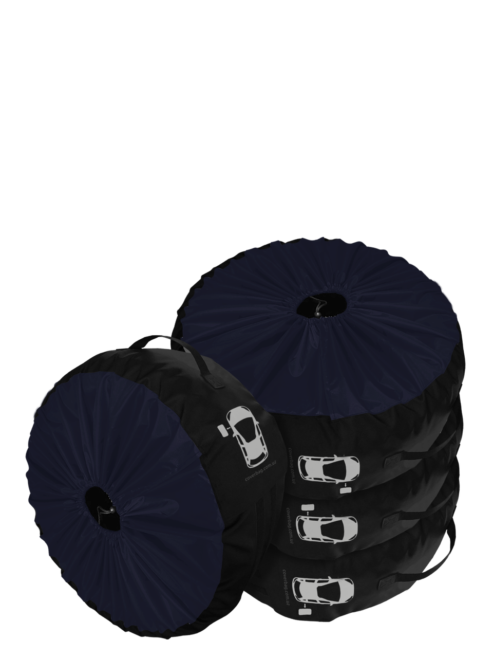 Комплект чохлів для коліс Coverbag Premium XL синій 4 шт.