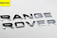 Надпись Range Rover Буквы Рендж Ровер Хром