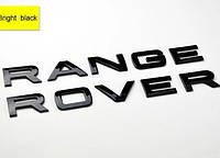 Надпись Range Rover Буквы Рендж Ровер Глянец Чёрный