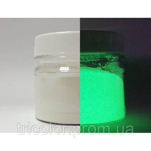 Люмінесцентний пігмент Люмінофор зелений Tricolor DLO-7A/5-15 мікрон