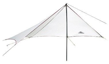 Тент туристичний  Naturehike 20D silicone 4.25*2.55м grey, фото 1