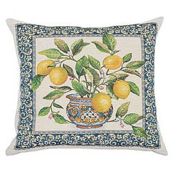 Наволочка гобеленова декоративна Лимонне дерево 45х45 см