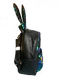 Рюкзак дитячий із двосторонніми паєтками для дівчинки 019Z, фото 3