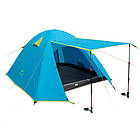 Намет Naturehike P-Series II (2-х місний) 210T 65D polyester Graphic NH18Z022-P Блакитний, фото 3