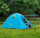 Намет Naturehike P-Series II (2-х місний) 210T 65D polyester Graphic NH18Z022-P Блакитний, фото 9
