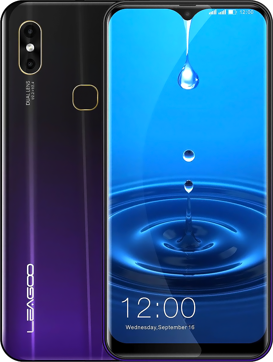 Смартфон Leagoo M13, 4/32 Gb, 3000 mAh, Android 9.0, Face ID, Подвійна камера 8 Мп + 2 МП, Дисплей 6.1", фото 1