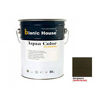 Акриловая лазурь Aqua color UV protect Bionic House (антрацит)