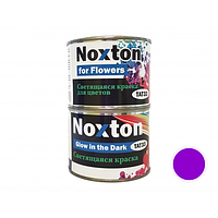 Люминесцентная краска для цветов NoxTon "Фиолетовая" (белая полупрозрачная, фиолетовое свеч.)