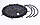 Батут з одинарною ручкою круглий 45in RECORD FI-6393 (метал, кріплення джгути, d-114,5 см, чорний-сірий), фото 10