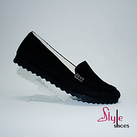 Мокасины замшевые женские Style Shoes