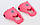 Гантелі для аквааеробіки 2шт MadWave AQUACOMBAT M082301 (EVA, p-p 25x20x10,5см, рожевий), фото 4