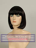 Перука каре з канекалону 8039 колір гіркий шоколад, фото 2