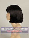 Перука каре з канекалону 8039 колір гіркий шоколад, фото 3