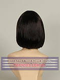 Перука каре з канекалону 8039 колір гіркий шоколад, фото 4
