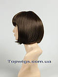 Перука каре з канекалону 8039 темно-русявий колір, фото 3