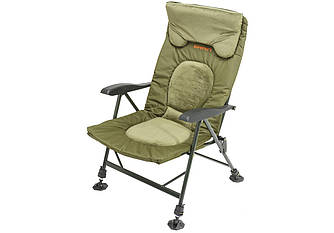 Крісло Brain Reclіner Plus HYC056-PA-L, коропове крісло для риболовлі і природи посилене (130 кг)