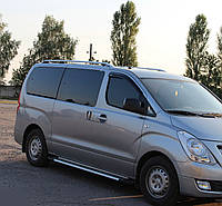 Пороги боковые (подножки профильные) Hyundai H-1 2008+