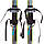 Лыжи беговые в комплекте с палками Zelart SK-0881-150B (l-лыж-150см,l-палки-130см,PVC чехол,крепление, фото 8