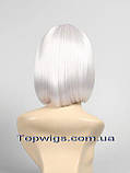 Кольорові перуки каре з канекалону 8039 колір білий, фото 4