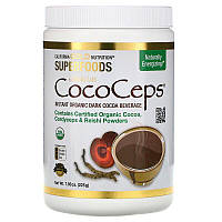 California Gold Nutrition, CocoCeps, SUPERFOODS, органическое какао, кордицепс и рейши, 225 г