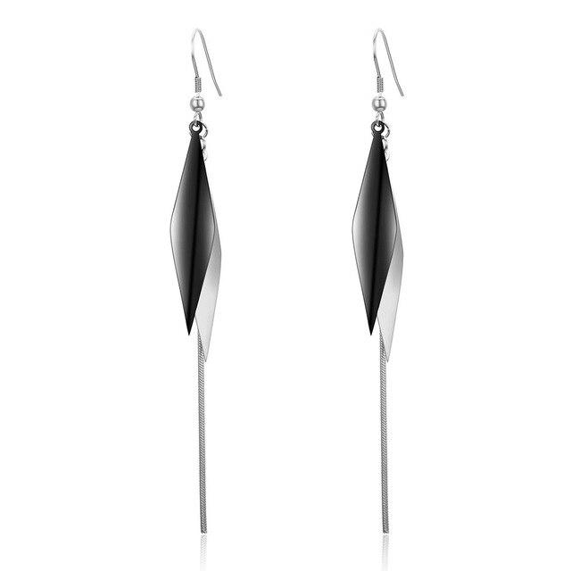 Довгі сережки-підвіски "Маделін", фото 1